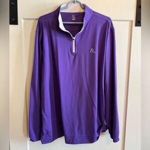 Rhoback Performance Quarterzip - XXL - Purple
